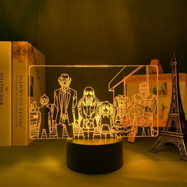 

night lights 3d lamp anime high rise invasion for bedroom decoration light birthday gift room decor manga