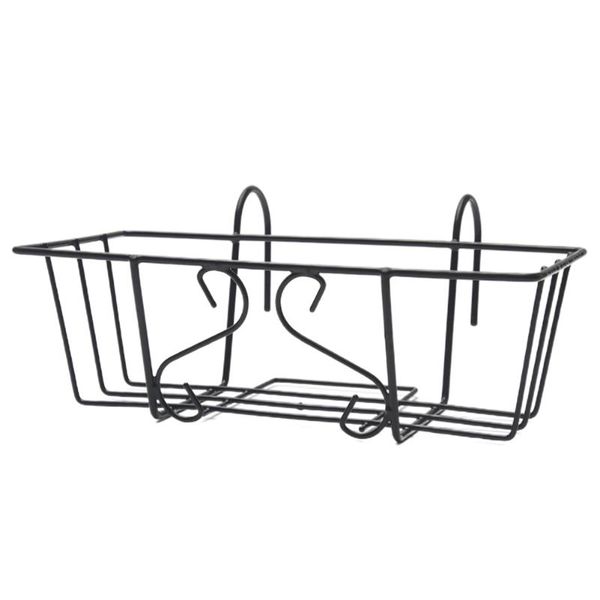 

planters & pots potted plant storage hanger flower pot holder balcony rack planter baskets durable display stand porch home hanging railing