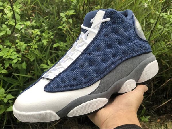 

shoes 13 red flint men basketball 13s blue black sneakers 555088-105 us7-12