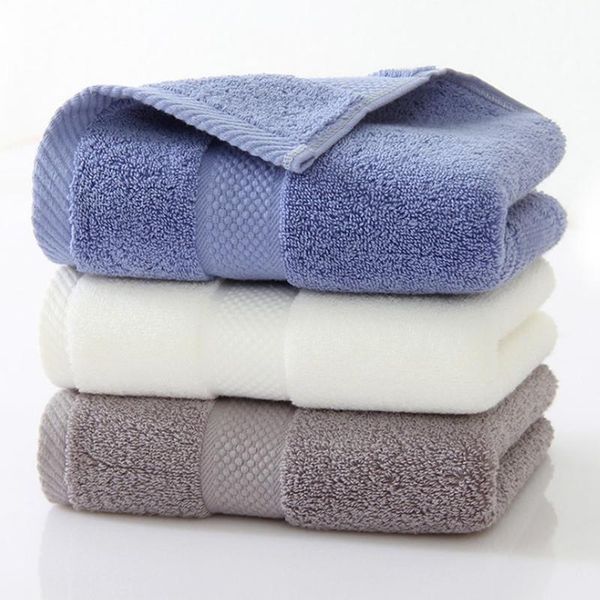 

towel 100% cotton set bath solid color soft friendly facial hand
