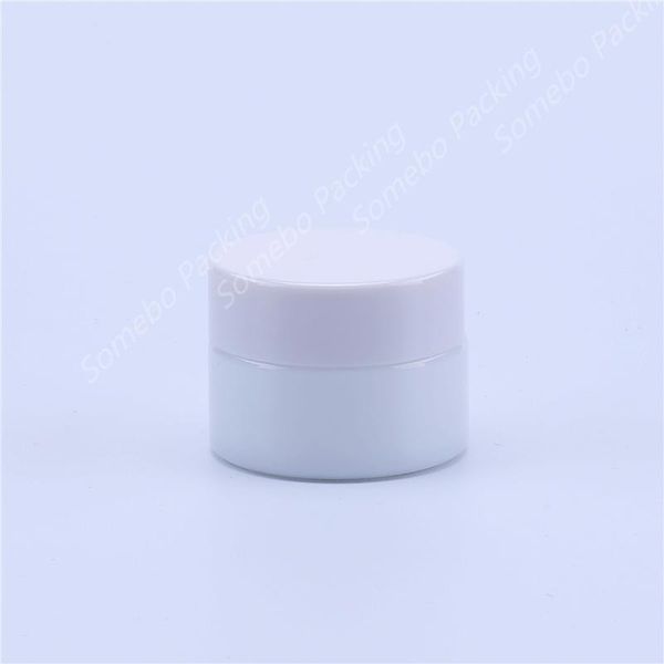 

storage bottles & jars 15g travel empty facial cream glass jar cosmetic make up white porcelain eye bottle