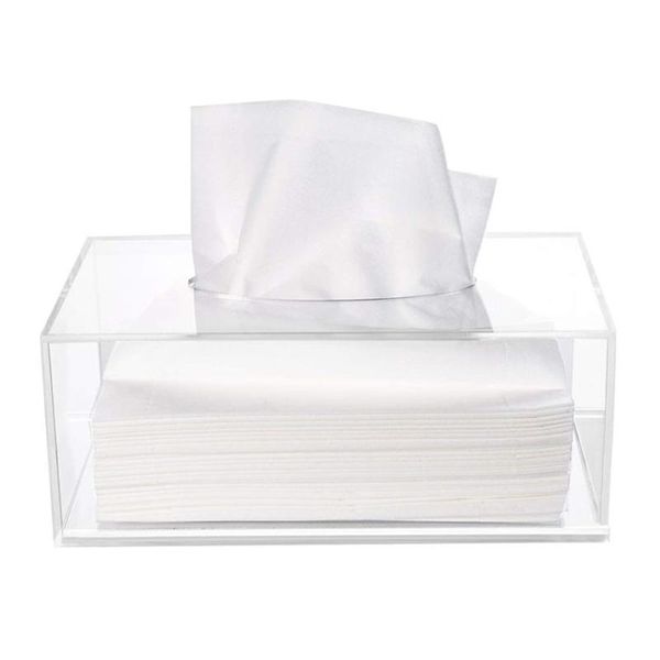 

tissue boxes & napkins 1pc facial box acrylic container organizer holder for end table car
