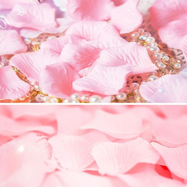 

decorative flowers & wreaths wedding flower petals 1000/3000pcs artificial fake rose party romantic decoration silk fabric colorful 7z