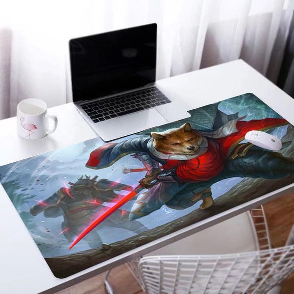 

mouse pads & wrist rests pad samurai computer lapanime keyboard mat large mousepad keyboards gamers decoracion desk