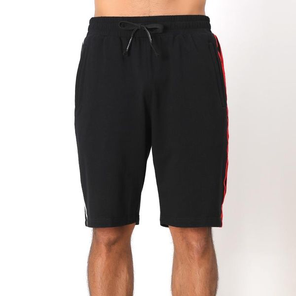 

men's summer shorts 100% cotton linen solid color home wear for men, White;black