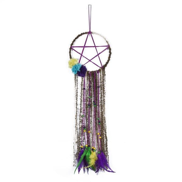 

dream catchers hanging car kids nursery room decoration style feathers pendants bag key chains wind chimes decorative objects & figur figuri