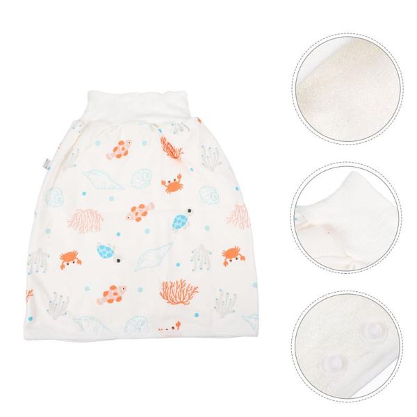 

reusable baby diaper skirt shorts high waist (seafood,) cloth diapers