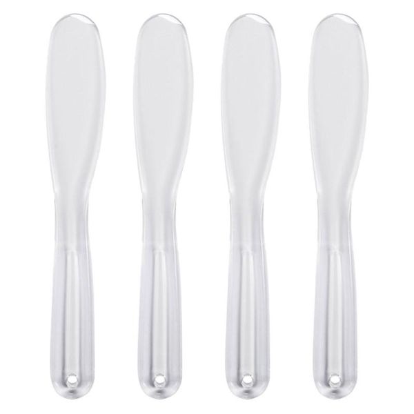 

4pcs makeup spatulas cosmetic mask for mixing and sampling sticks eyelash curler