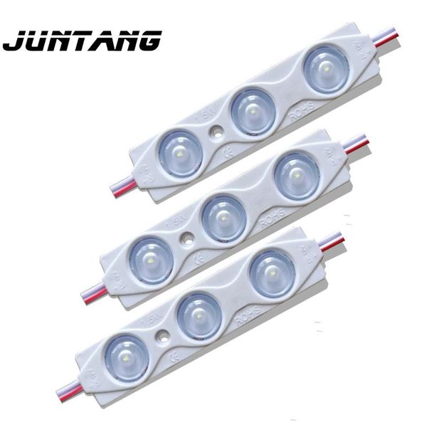 

20pcs 1.5w led module injection 2835 highlight waterproof 3 lamp advertising light source 82mm*18mm modules