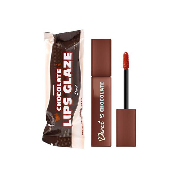 

lip gloss 6 colors chocolate lips glaze natural waterproof matte lipstick smooth moisturizer cosmetic makeup tool wholesale