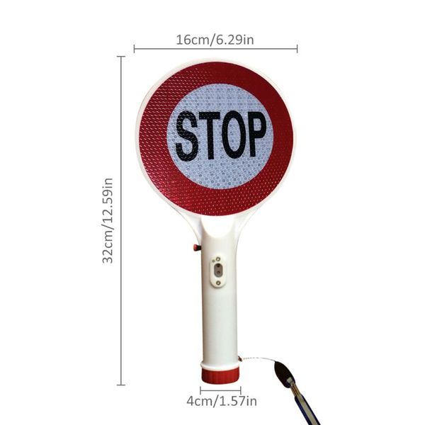 

handheld led traffic sign slight rechargeable car warning with power for control blocked