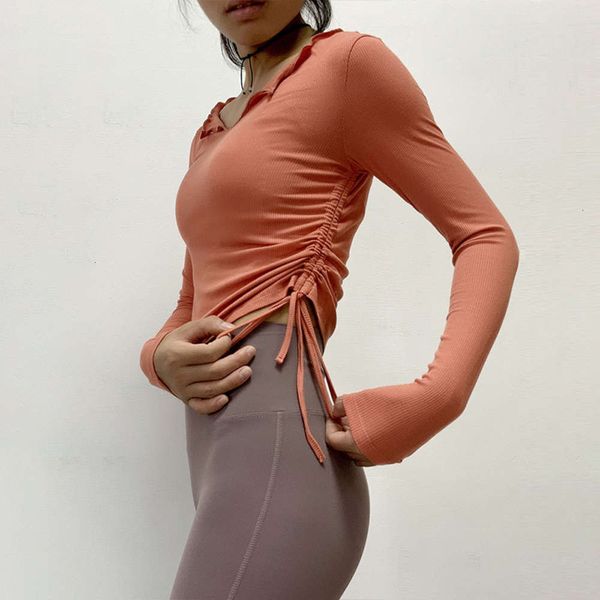 

women's tracksuits tracksuitssportswear women's elastic slim long sleeve t-shirt running fitness quick drying breathable yoga clot, Gray