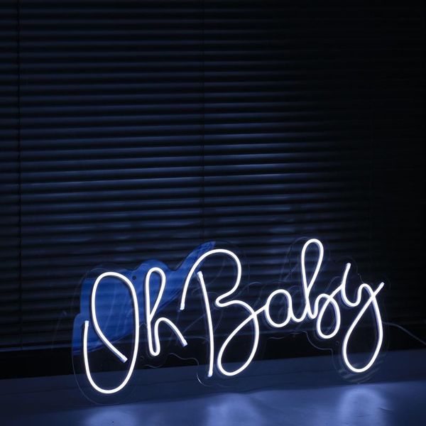 

other lighting bulbs & tubes custom led flex neon sign visual art bar pub club wall hanging flexible for decoration oh baby