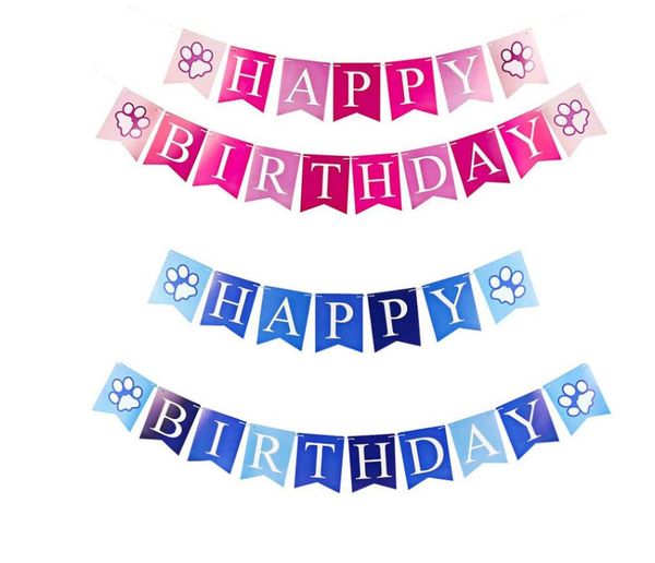 

party decoration pet cat birthday banner dog happy gralands puppy decor cute doggie 1st balloon set