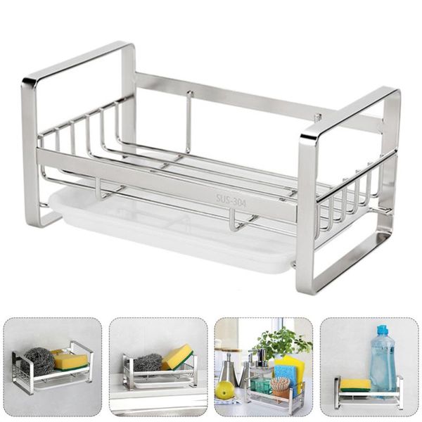 

kitchen storage & organization 1pc multifunctional drain rack shelf sink