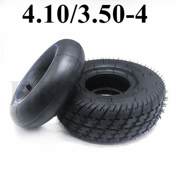 

motorcycle wheels & tires 4.10/3.50-4 inner tube outer tyre 410/350-4 thickened tire for electric scooter, trolley, tiger cart parts