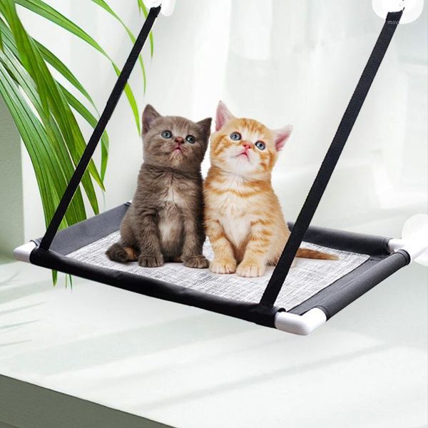 

cat balcony hammock bearing 20kg sunny seat pet waterproof fabric bed climbing sleeping mattress single layer double beds & furniture1