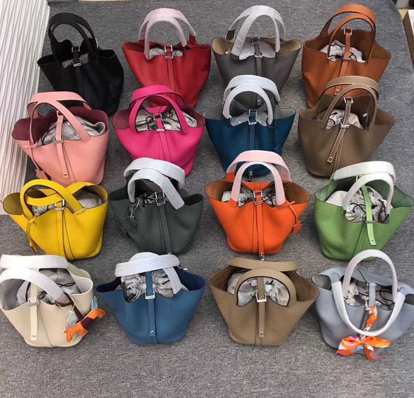 

vegetable basket layer leather tote mother bucket bag women's bag black friday