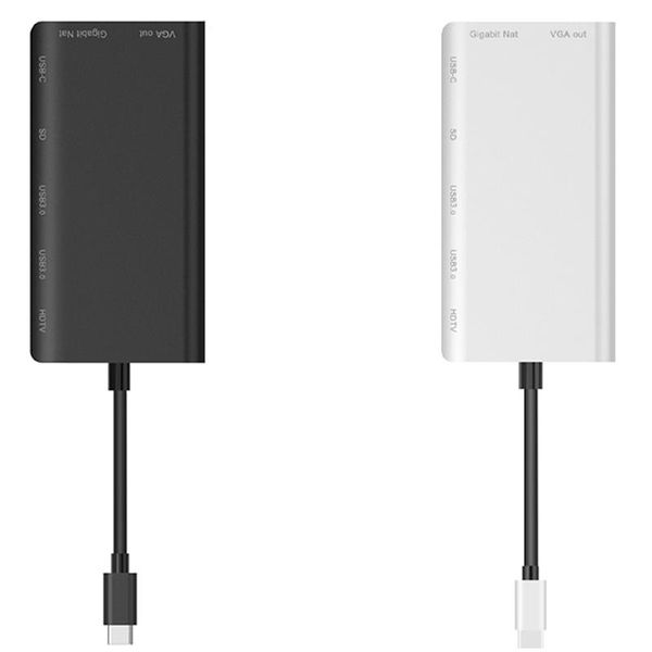 

docking stations type-c 8 in 1 smart station usb-c interface