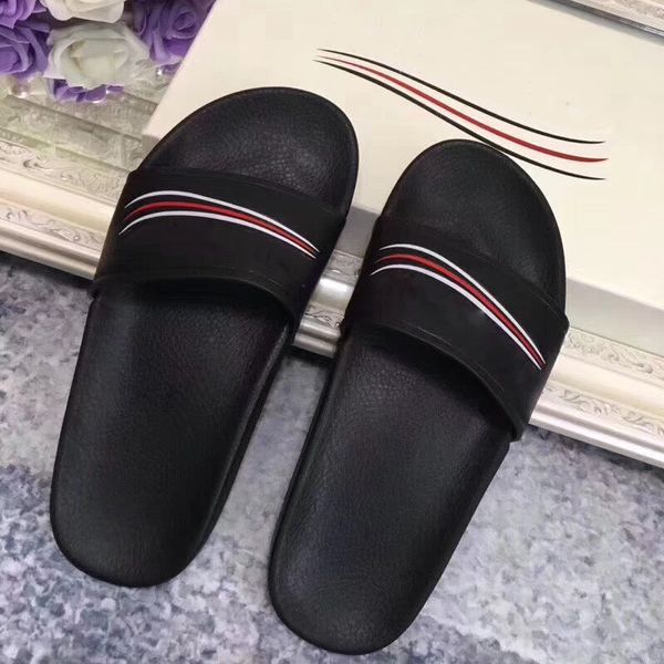 

fashion slipper men women home slippers summer beach sandal shoes size 35--45 with dust bag and box xx-0009, Black