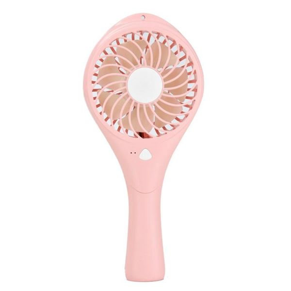 

party favor mini clock shape plastic blades usb deskcooling fan