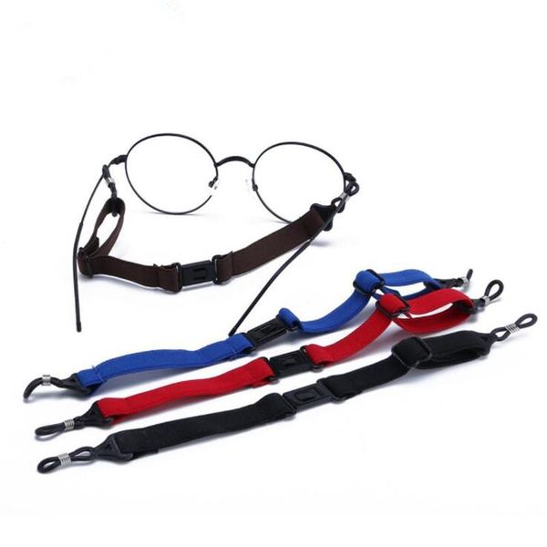 

other fashion accessories 4pcs glasses strap children eyeglasses cord adjustable elastic band rope sunglasses chain, Silver
