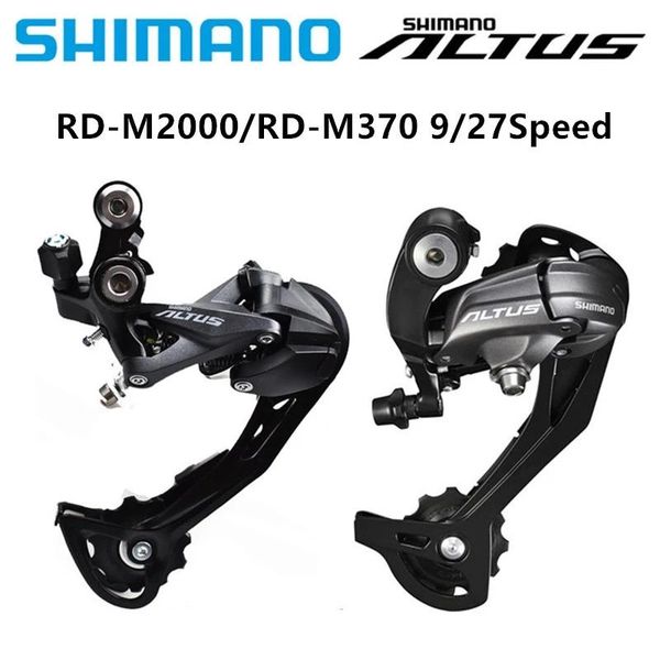 

bike derailleurs altus mtb rd-m370/m2000 riding mountain rear derailleur 9/27 speed shift origjnal product