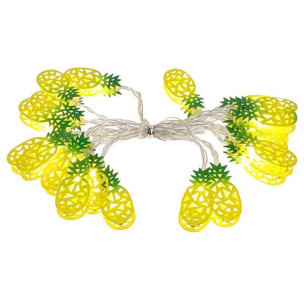 

strings led lamp string pine iron pineapple light night adornment no battery