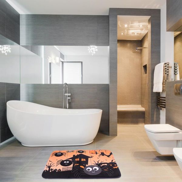 

carpets bathroom skid proof mat printed ground pads themed floor