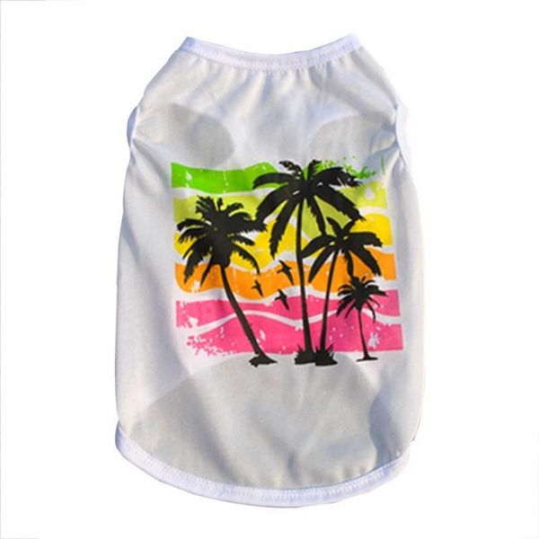 

dog apparel breathable cool summer clothes for small vest shirt polyester pet t-shirt puppy cats costume clothing