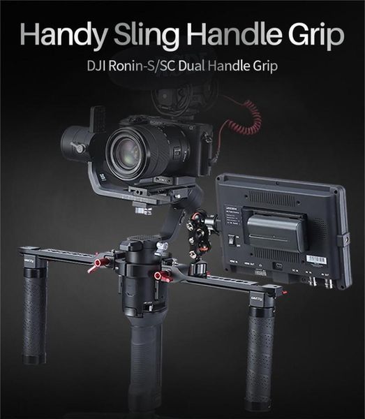 

dual handle handgrip stabilizer for dji ronin s/sc camera adjustable extend holder handlebar stabilizers