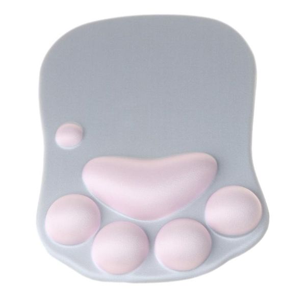 

mouse pads & wrist rests 3d pad silicone cat rest support memory foam mat