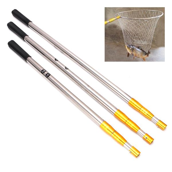

1.5/1.7/1.9m head ring prong harpoon spear rod fish dip net bar boat fishing rods