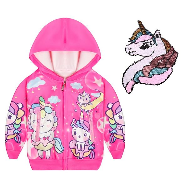 

cute kids sequins jacket spring autumn children long sleeve print hooded coat kids outerwear for baby birthday party, Camo