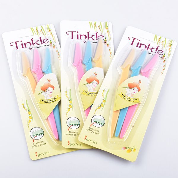 

eyebrow razor, hair trimmer shaver and tough up tool, facial razor with safety cover