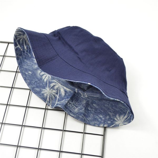 

double sided fisherman's hat new denim in spring and summer