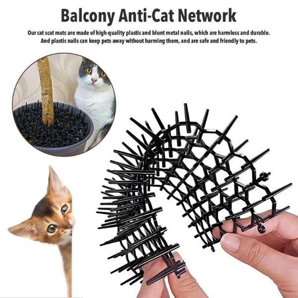 

cat carriers,crates & houses scat mat anti-cat prickle strips spikes digging ser strip cats network for dog