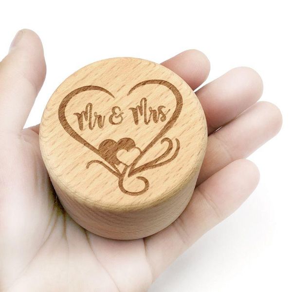 

other event & party supplies personalized engraving rustic wedding wooden ring box jewelry trinket storage container holder custom mr mrs ri