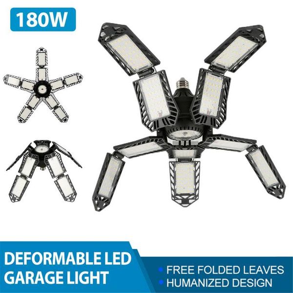 

pendant lamps 180w led garage light deformation folding lamp indoor 360 degrees lighting equipment easy install no radiation for