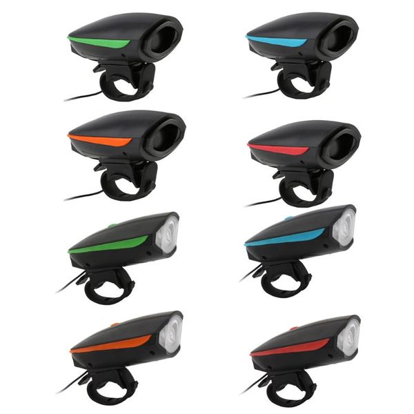 

bike horns 140db bicycle bell ring electric cycling horn handlebar loud alarm safety night riding accessories usb recharge