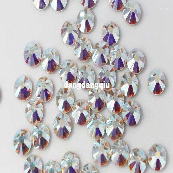 

nail art decorations wholesale-1440pcs ss20 4.6-4.8mm clear ab glitter non fix crystal color flatback rhinestones 20ss1, Silver;gold