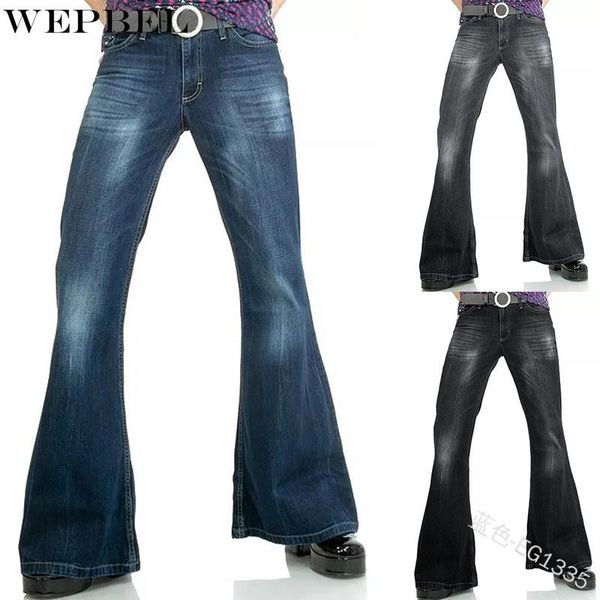 

women's pants & capris wepbel jeans casual solid color slim spring and autumn fashion low waist button pocket denim wide leg, Black;white