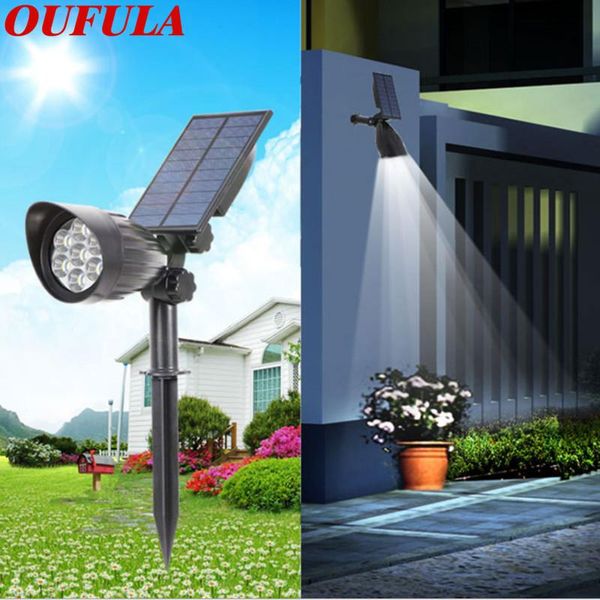 

solar lawn light spotlight highlight outdoor waterproof ip65 garden lamps