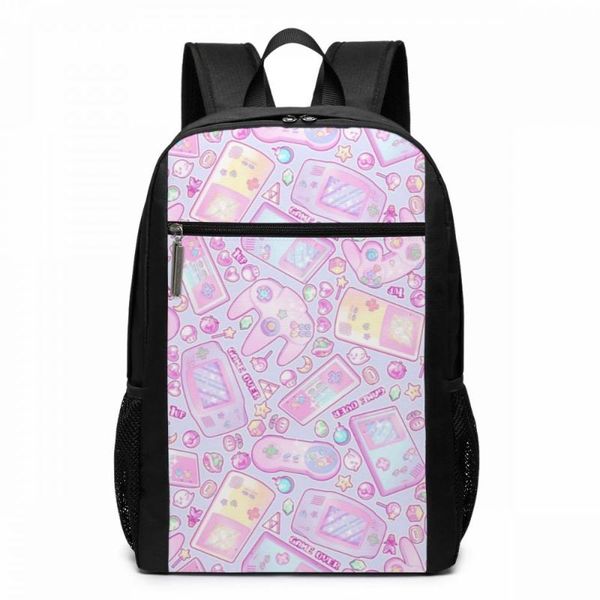 

backpack games power up backpacks multifunction teenage bag man - woman print school trend bags