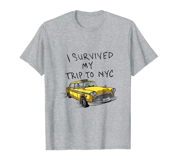 

i survived my trip to nyc shirt, White;black