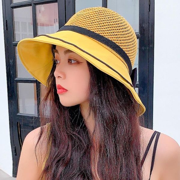 

women's bucket hat for women cap summer fisherman's hollow out sunscreen outdoor versatile japanese basin fedoras 2021 wide brim h, Blue;gray