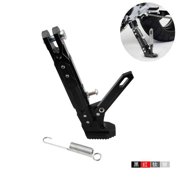 

other motorcycle parts parking stand modification cnc adjustable skid aluminum alloy universal support black red