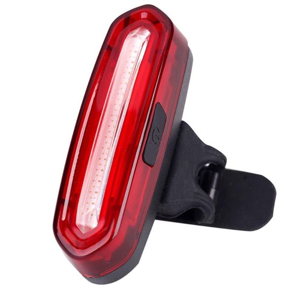 

bike lights 600mah usb rechargeable led glowing cycling night light super bright rear tail safety warning waterproof a