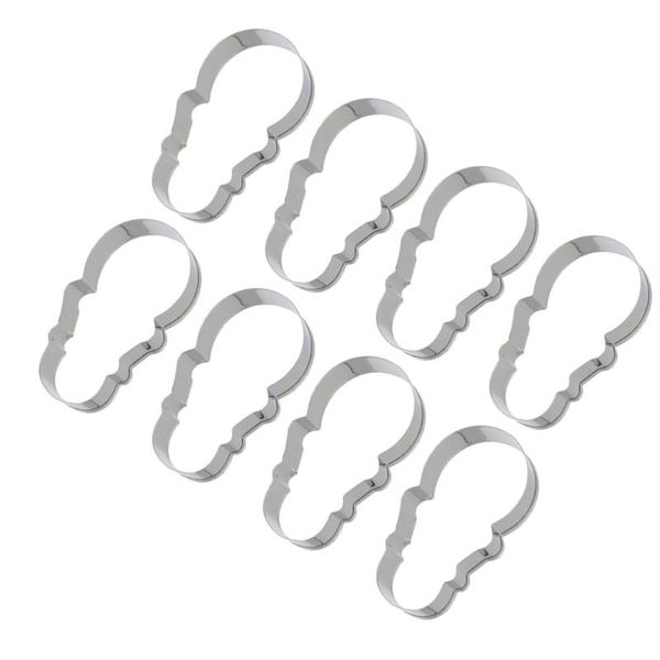 

baking moulds 8 pcs stainless steel cookies molds lollipop shape cake