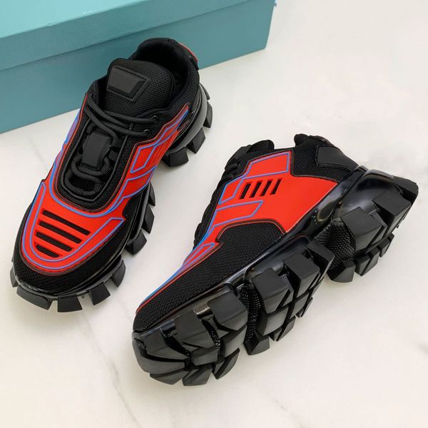 

designer men women casual shoes cloudbust thunder sneakers 19fw p luxury camouflage capsule series shoe color matching increase platform rub, Black